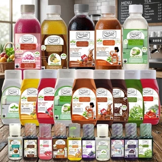 น้ำเชื่อมไซรัป relax Keto29 รสชาติมีขนาดพกพาขนาด 320 ML ขนาด 500 ML ซื้อครบ 5 ขวดแถมฟรีทันทีอีก 1 ขวด
