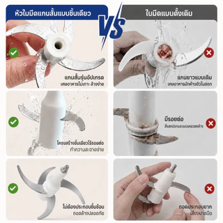 Simplus Meat Grinders 2L เครื่องผสมอาหารไฟฟ้า เนื้อบด ผักบด อาหารเด็ก DDJR004