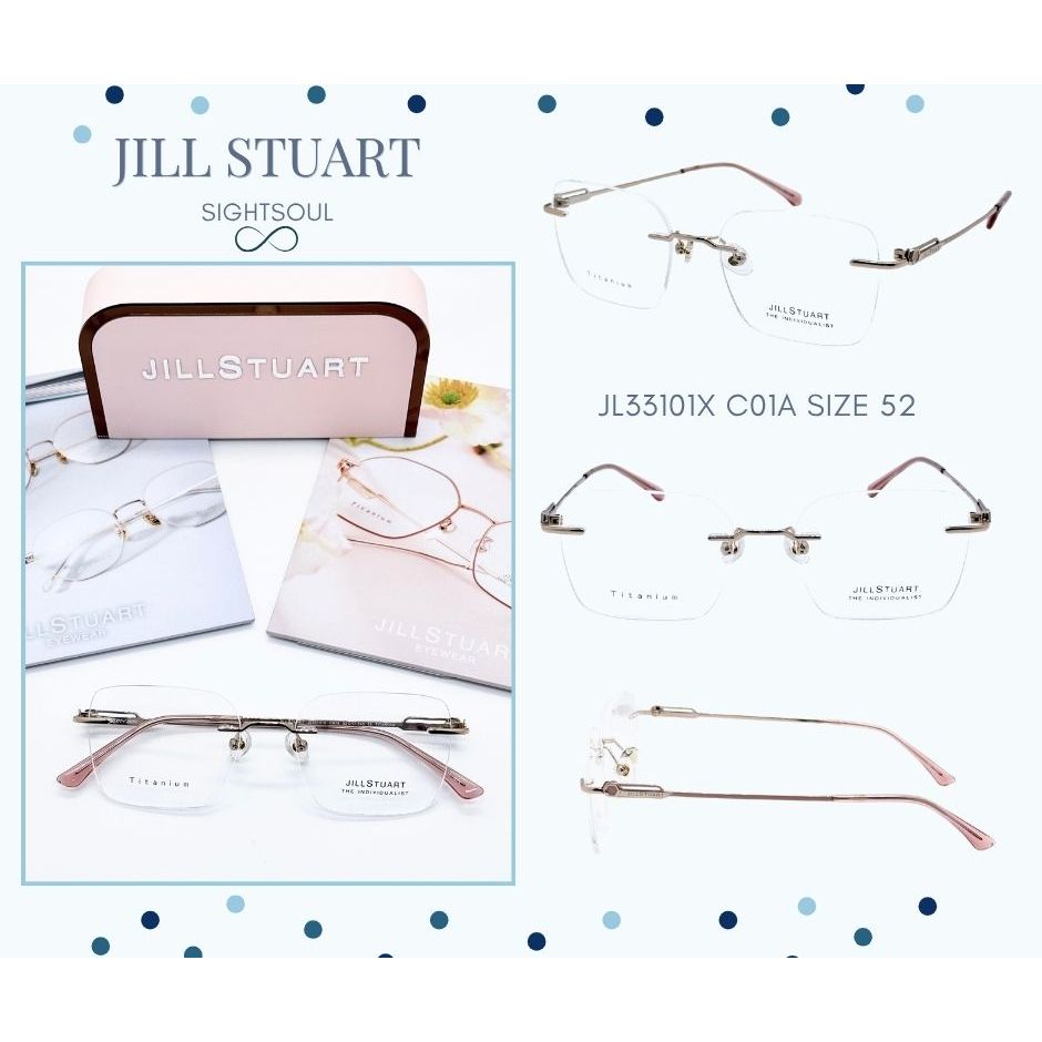 ลดพิเศษ🔥กรอบแว่นตาผู้หญิง ลุคคุณหนู  JILL STUART JL33101X ของแท้ มีรับประกัน (สั่งเลนส์ค่าสายตาได้)