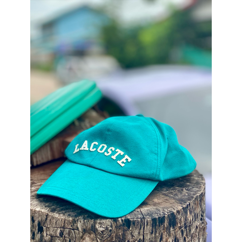 หมวก Lacoste สี Turquoise มือสองของแท้