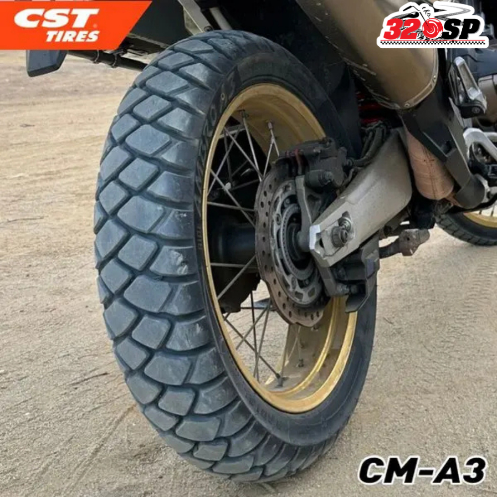 ยางล็อตล่าสุด!! แถมฟรี!! จุ๊บลมCST ยาง CST รุ่น CM-A3 สำหรับ HONDA CB500X ปี 19-25/NX500/SUZUKI V-st