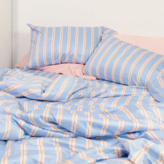 ชุดผ้าปูทีนอนสี Afternoon Summer | 100% Single-Ply Cotton ไม่ติดขนแมว Beneath Luxury Bedding