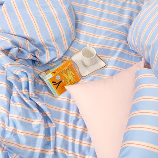 ชุดผ้าปูทีนอนสี Afternoon Summer | 100% Single-Ply Cotton ไม่ติดขนแมว Beneath Luxury Bedding