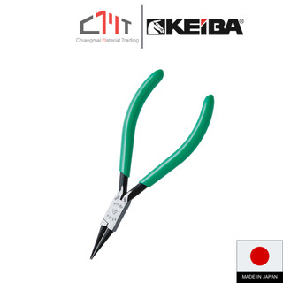 KEIBA คีมปากแหลม มินิ ด้ามเขียว ปากกลม 1.0 ขนาด 5" No.HR-D14