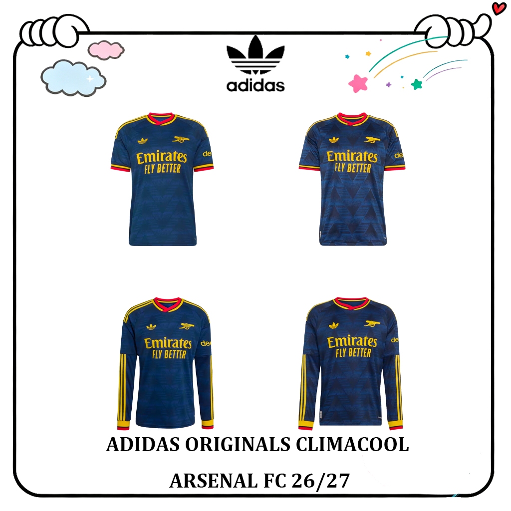 adidas originals Climacool ARSENAL FC 26/27 เสื้อฟุตบอลแขนสั้น รุ่นแฟนคลับ/รุ่นนักกีฬา (ยูนิเซ็กซ์)