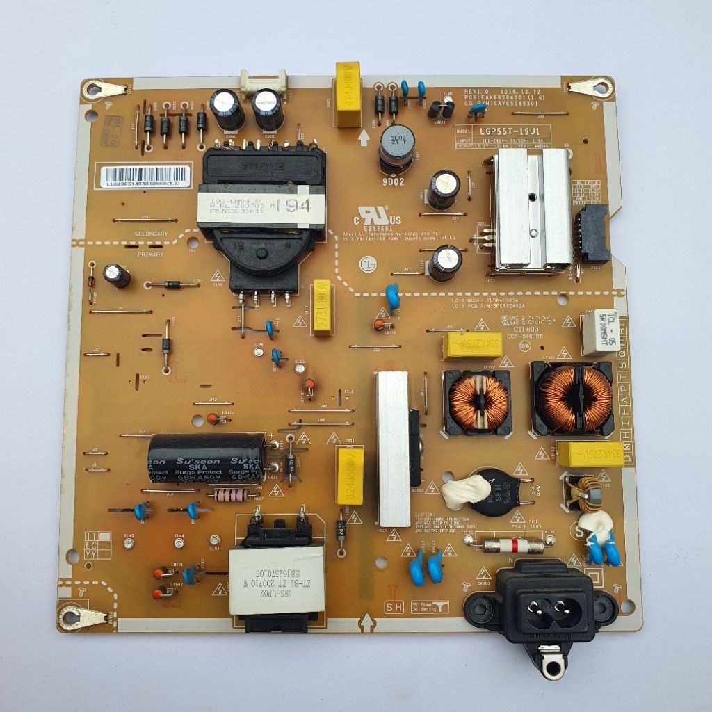 ซับพลายทีวี LG รุ่น 55UN7300PTC  อะไหล่ถอด**