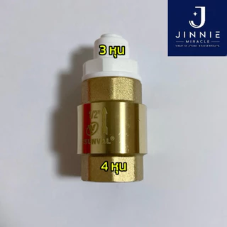 วาล์วกันย้อน ต่อเครื่องชงกาแฟ สปริงเช็ควาล์ว ทองเหลือง check valve