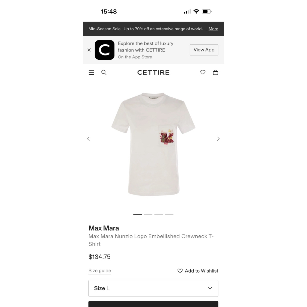 เสื้อมือสอง แบรนด์ MaxMara