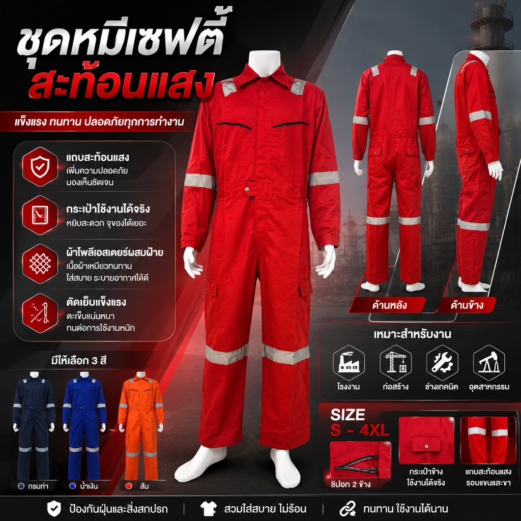 ชุดหมียูฟร์อม ผ้าโพลีเอสเตอร์ Xs-4XL พร้อมส่ง