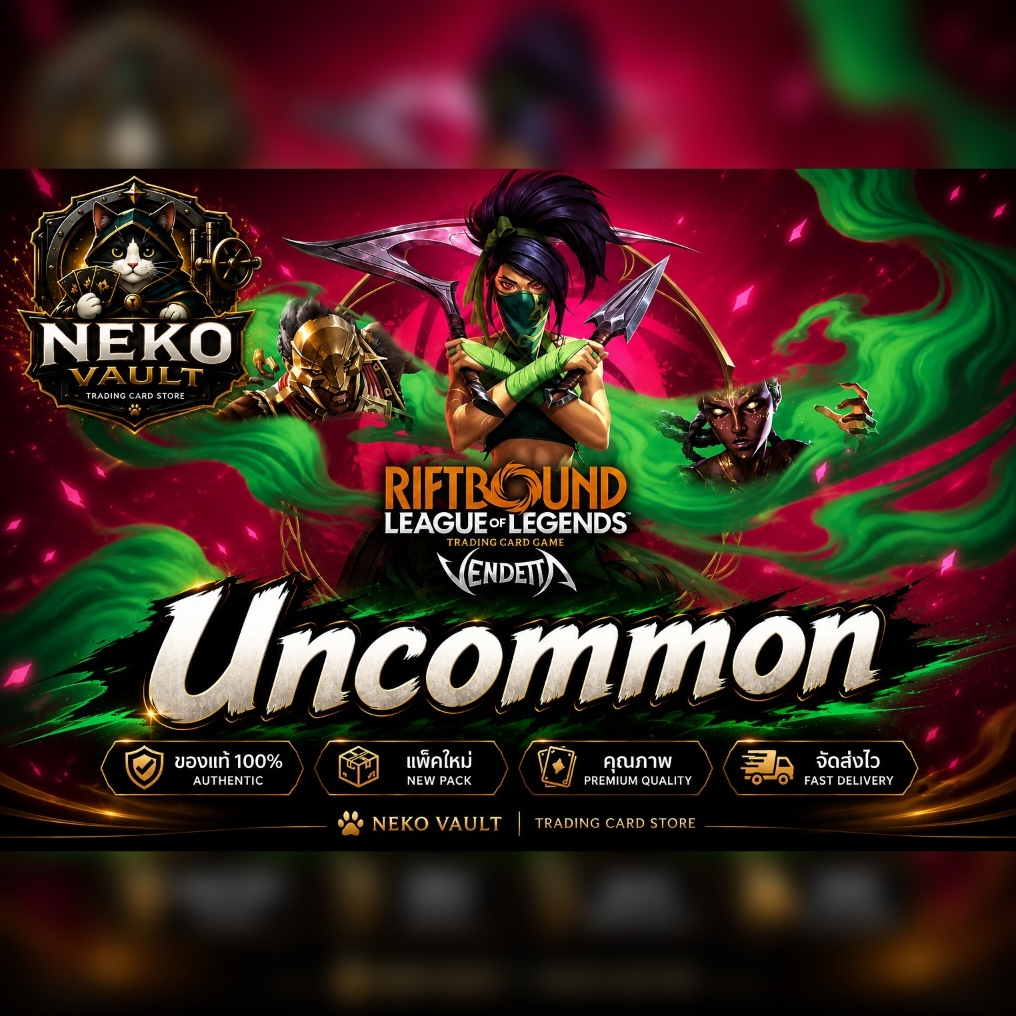 Riftbound Vendetta Set4 Single Card แยกใบ ระดับ UnCommon [UC] | Neko Vault