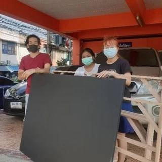 เฟรมผ้าใบแคนวาสแท้ 380 แกรมขนาด 100x100 cm,90x100,90x110,60 x130cm36"x36" รายละเอียดเหมาะสำหรับงานสีน้ำมันและสีอะคริลิค