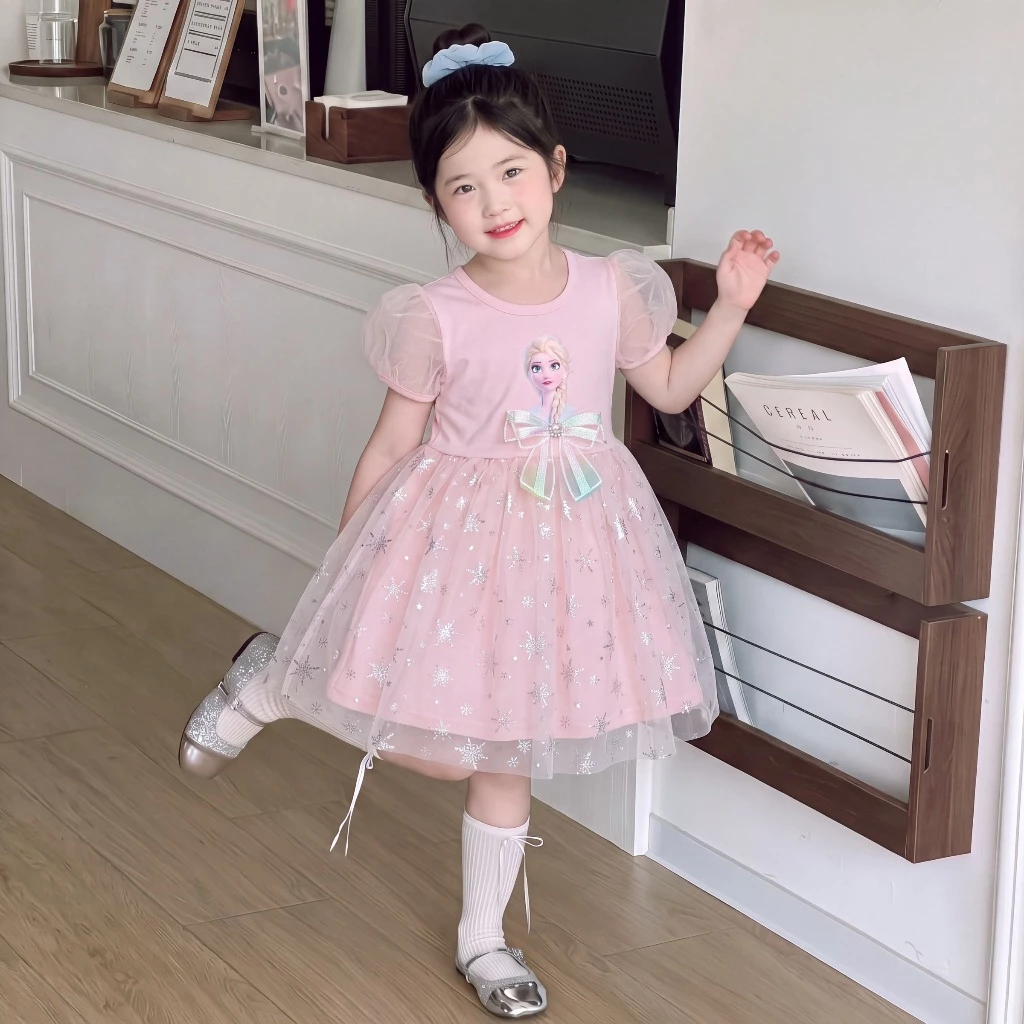 ใหม่ สาวชุดเจ้าหญิง ตาข่ายชุดเด็กผู้หญิง เสื้อผ้าเด็กผู้หญิง girl dress thumbnail 9