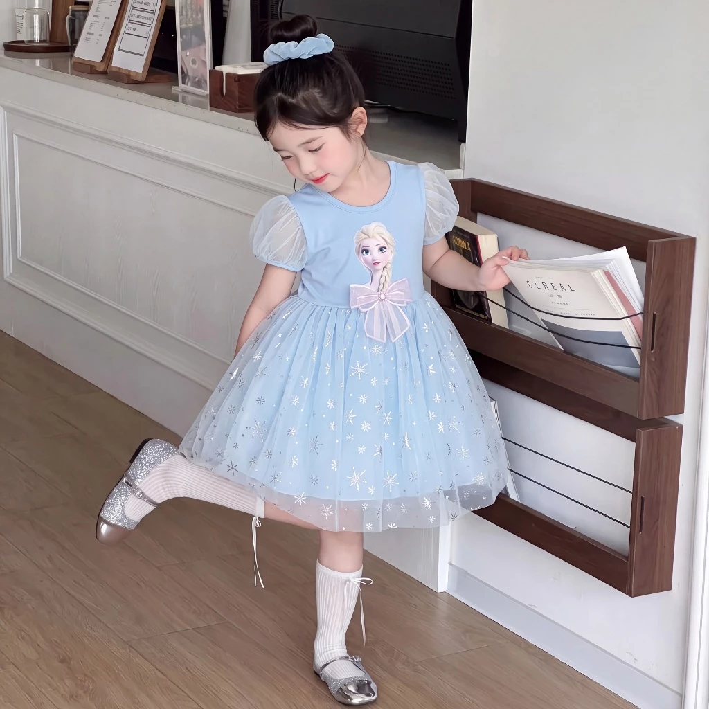 ใหม่ สาวชุดเจ้าหญิง ตาข่ายชุดเด็กผู้หญิง เสื้อผ้าเด็กผู้หญิง girl dress thumbnail 6