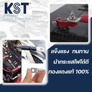 KST หางปลาหนาทรงยุโรป เข้าสายไฟเบอร์ 10mm²-35mm² รุ่น TLCL Series
