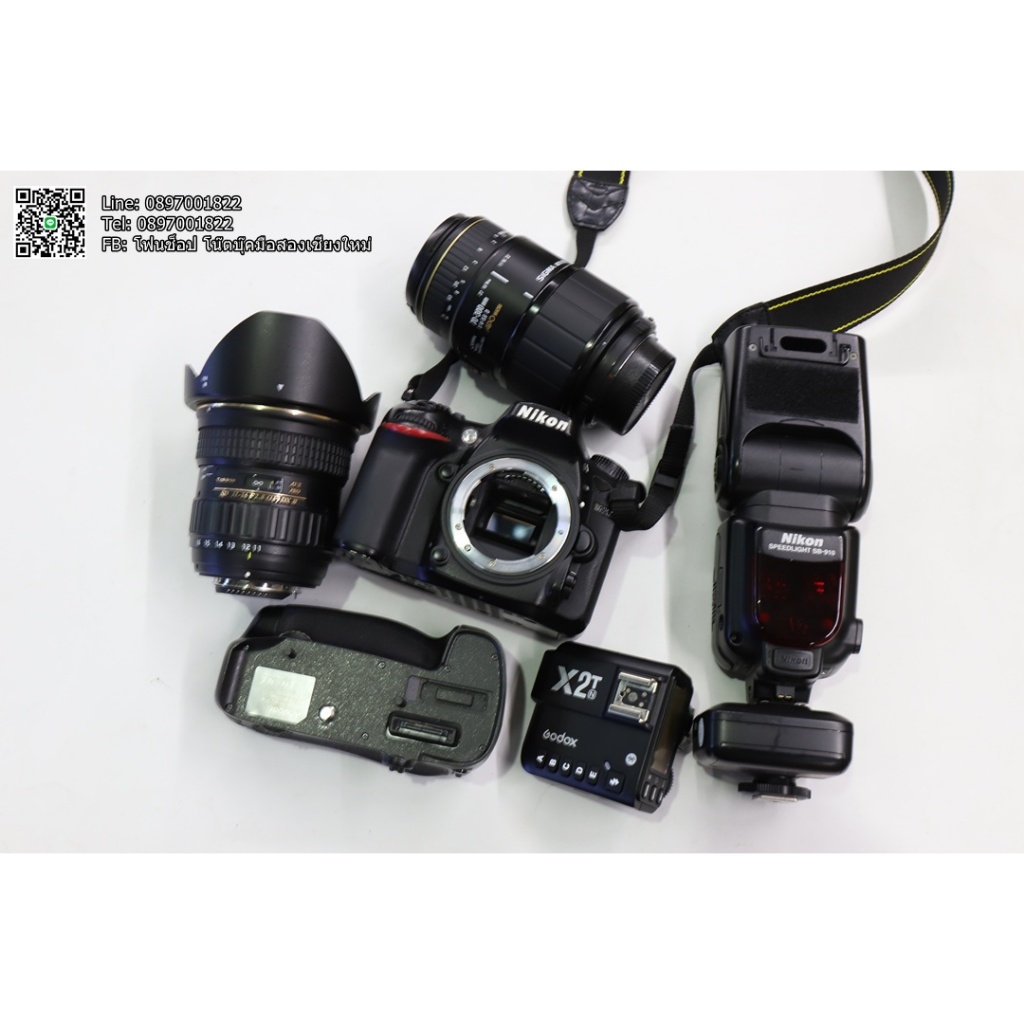 Nikon D7200 + เลนส์ Sigma 70-300mm f4-5.6 + เลนส์ Tokina SD 11-16mm f 2.8 +แฟลช 2 ตัว ขาย 16,900 บาท