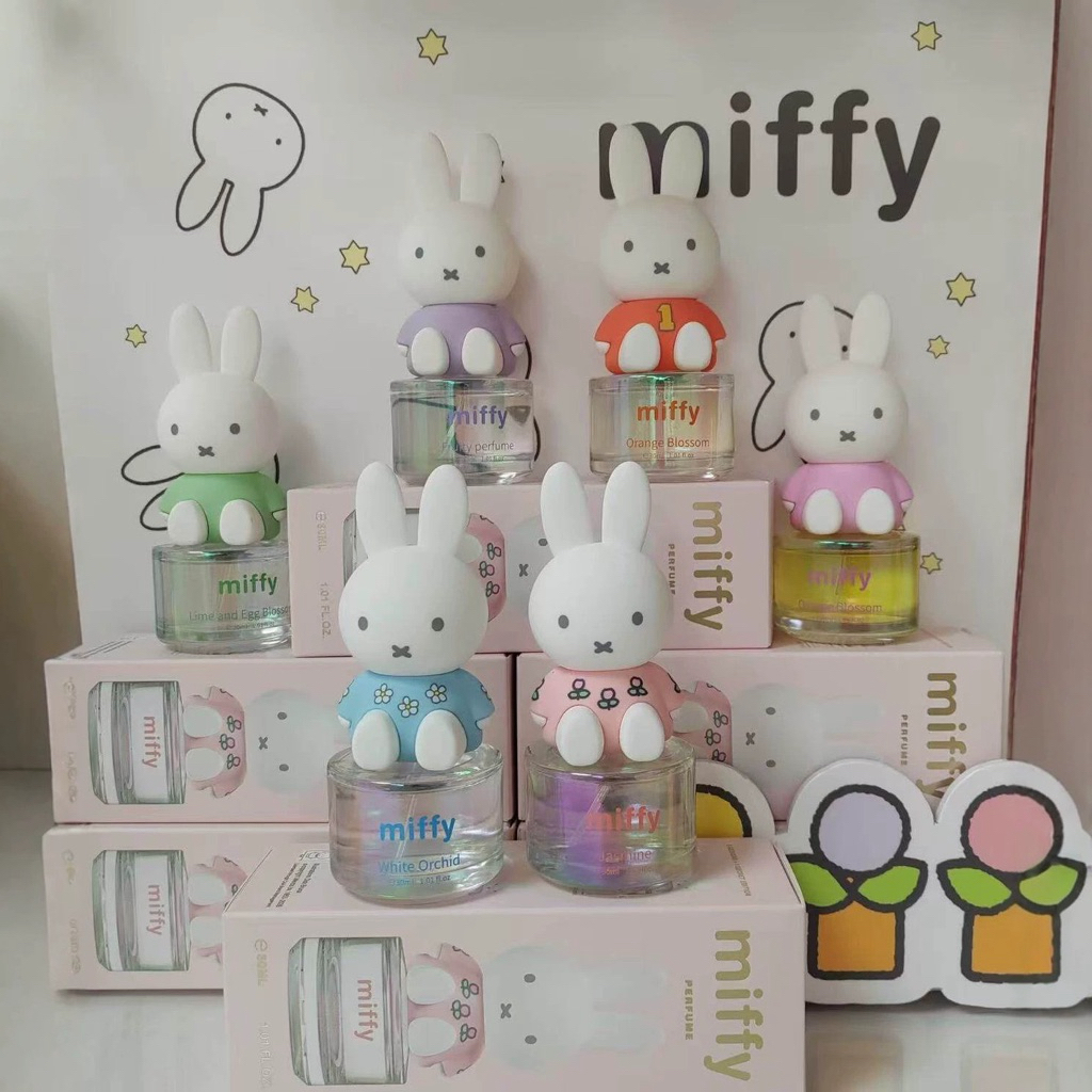 💗พร้อมส่ง💗  Miffy perfume series blind box กล่องจุ่มน้ำหอม มิฟฟี่