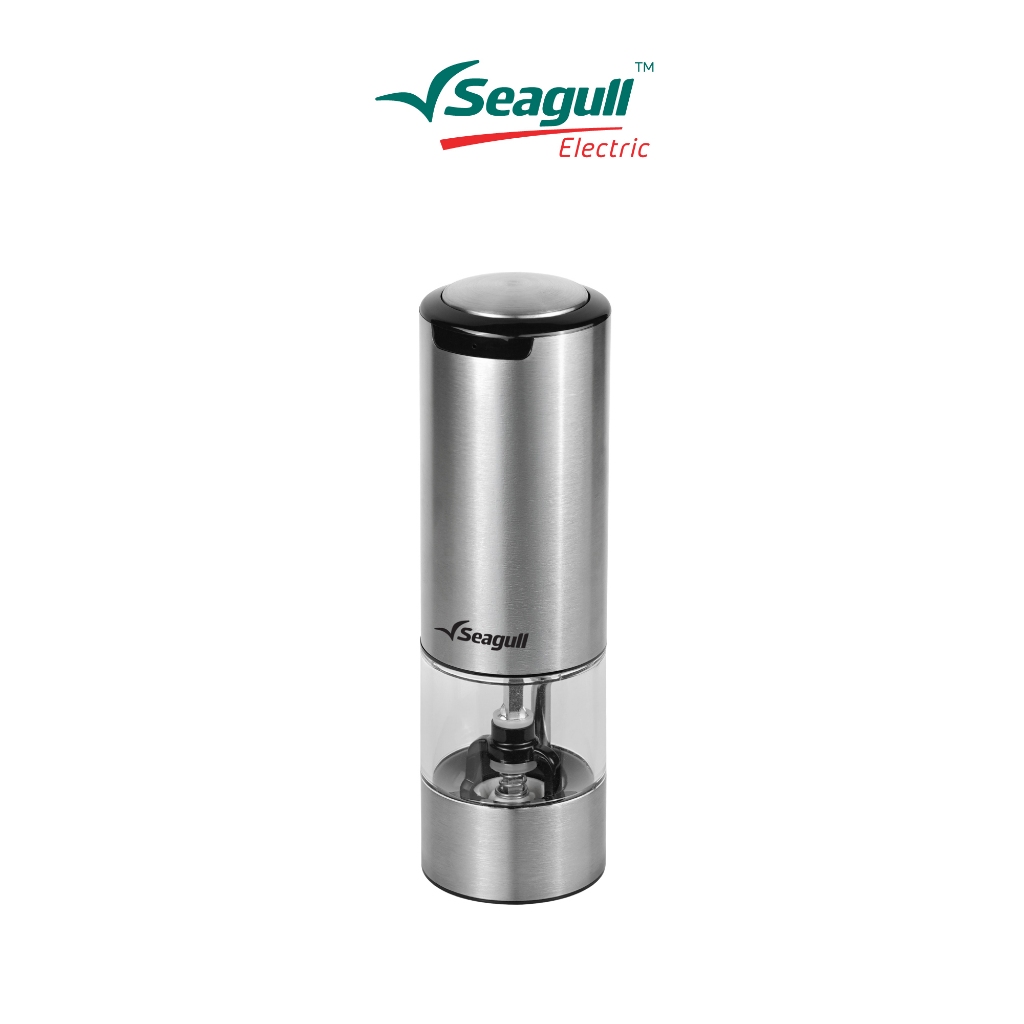 Seagull เครื่องบดเกลือและพริกไทยอัตโนมัติ แบบไร้สาย (เงิน) Rechargeable Salt & Pepper Grinder (Silver)