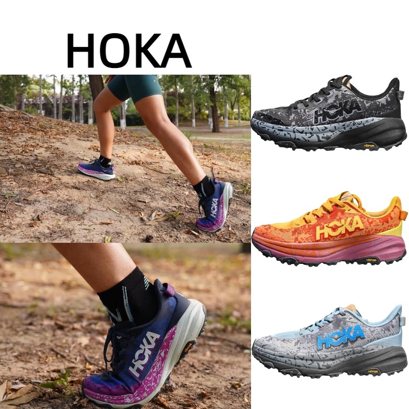 ของแท้100% HOKA ONE ONE SPEEDGOAT 6 รองเท้าวิ่งเทรล นุ่มเท้า กันลื่น ทนทาน