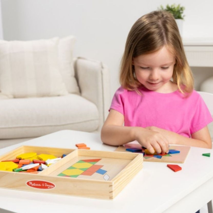 Melissa & Doug لعبة تانغرام أشكال هندسية 10 أنماط — صورة 5