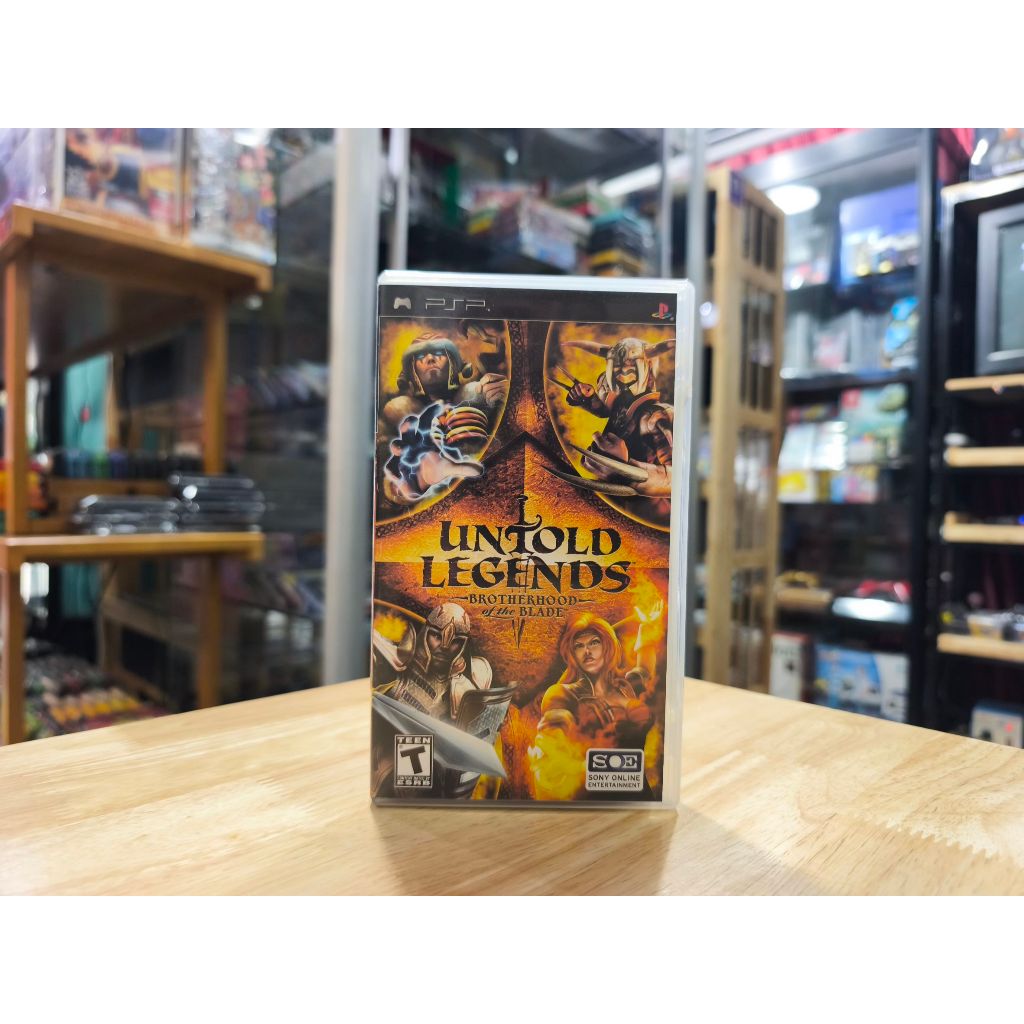 [แผ่นแท้ PSP] Untold Legends Brotherhood of the Blade USA เกม PSP แผ่นแท้ มือสอง สภาพสวย พร้อมเล่น 🔥