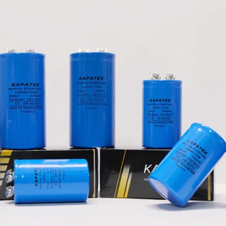 KAPATEK แคปสตาร์ท คาปาซิเตอร์สตาร์ท 50-500 ไมโคร 330VAC / Start Motor Capacitor CD60 50-500uF