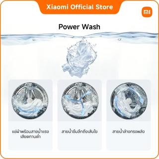 [ใหม่] Xiaomi Mijia เครื่องซักผ้าฝาหน้า 8kg Quick Wash 15นาที | ประหยัดไฟ 5 ดาว|ควบคุมผ่าน Xiaomi Home|ส่งฟรี