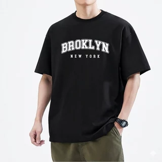 🔥BKK เสื้อยืดแฟชั่น Unisex คอตต้อน พิมพ์สัญลักษณ์สปอร์ต สีดำและขาว ขนาด S-3XL ส่งเร็ว 3 วัน ประเทศไทย ใส่สบาย เก๋ไก๋