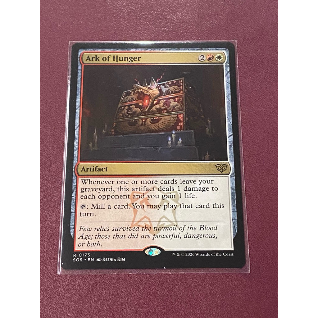 [MTG][SOS] Secrets of Strixhaven: Ark of Hunger การ์ดแท้ Magic The Gathering