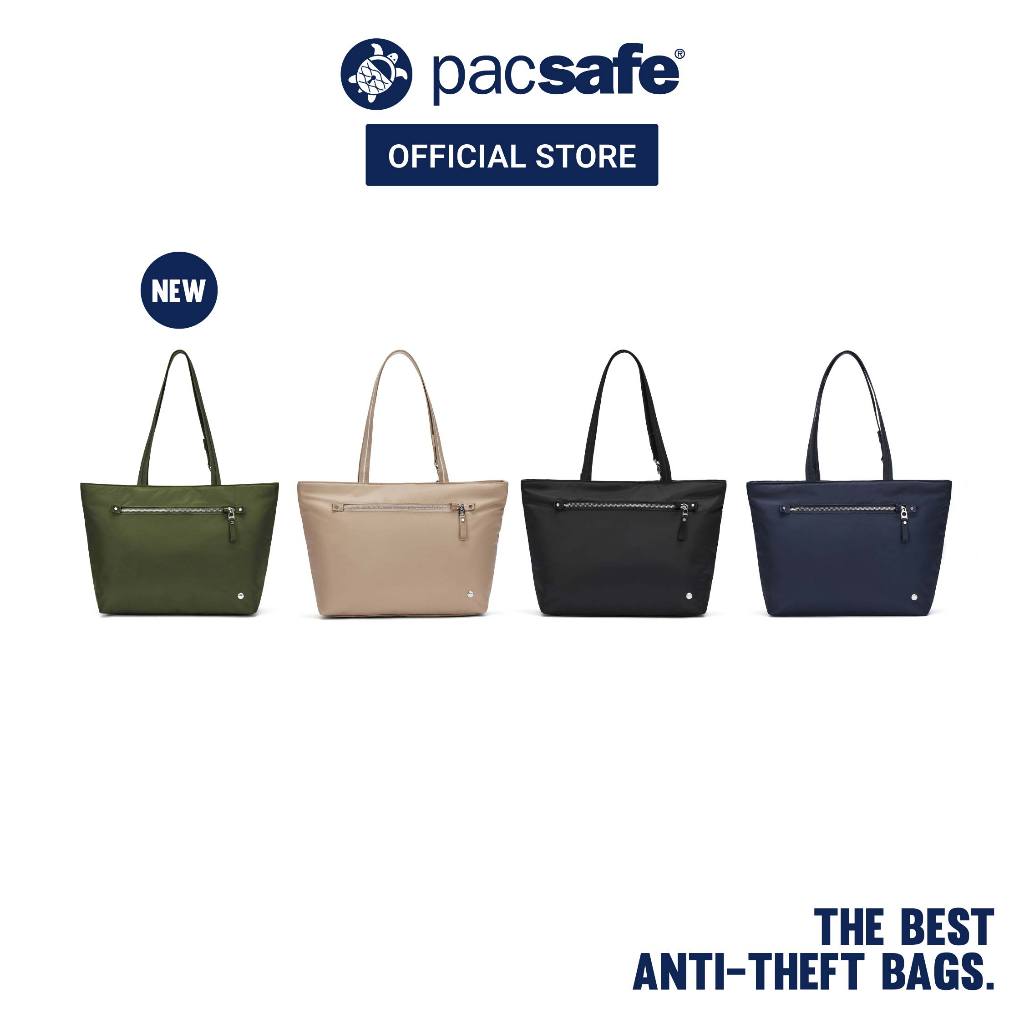 Pacsafe W Anti-Theft Carryall Tote กระเป๋ากันขโมย กระเป๋าถือ สำหรับทำงานและเดินทาง | Fits 13" Laptop