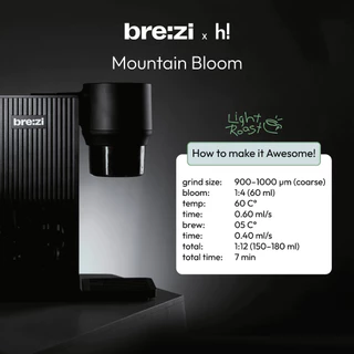 Mountain Bloom Coffee – 100g เมล็ดกาแฟสูตรพิเศษรางวัลแชมป์ระดับประเทศ