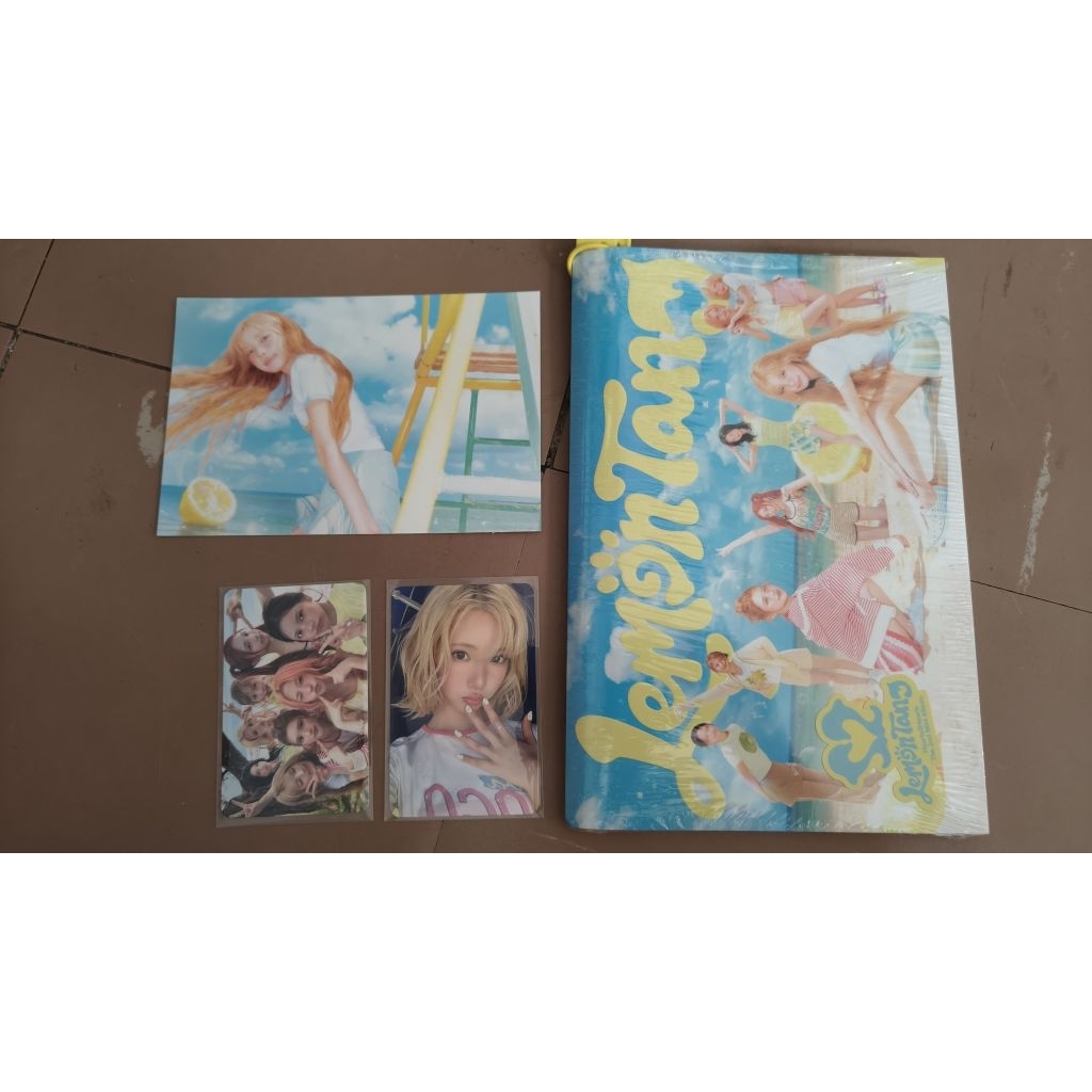H2H photobook lemon beach unseal pc jiwoo postcard yuha