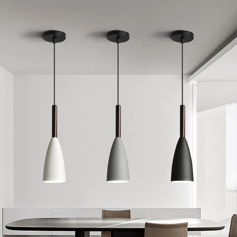 led Pendant Lamps โคมระย้า สไตล์มินิมอล โคมไฟ โคมไฟเพดาน ร้านอาหาร/บาร์ โคมไฟระย้าสร้างสรรค์