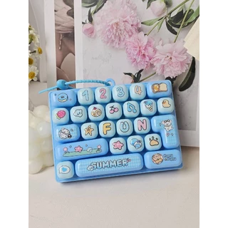 (พร้อมส่งจากไทย) คลิ๊กเกอร์ คีย์แคป ของเล่นปุมกด สนุก คลายเครียด 26 ปุ่ม ขนาด 14x10cm.
