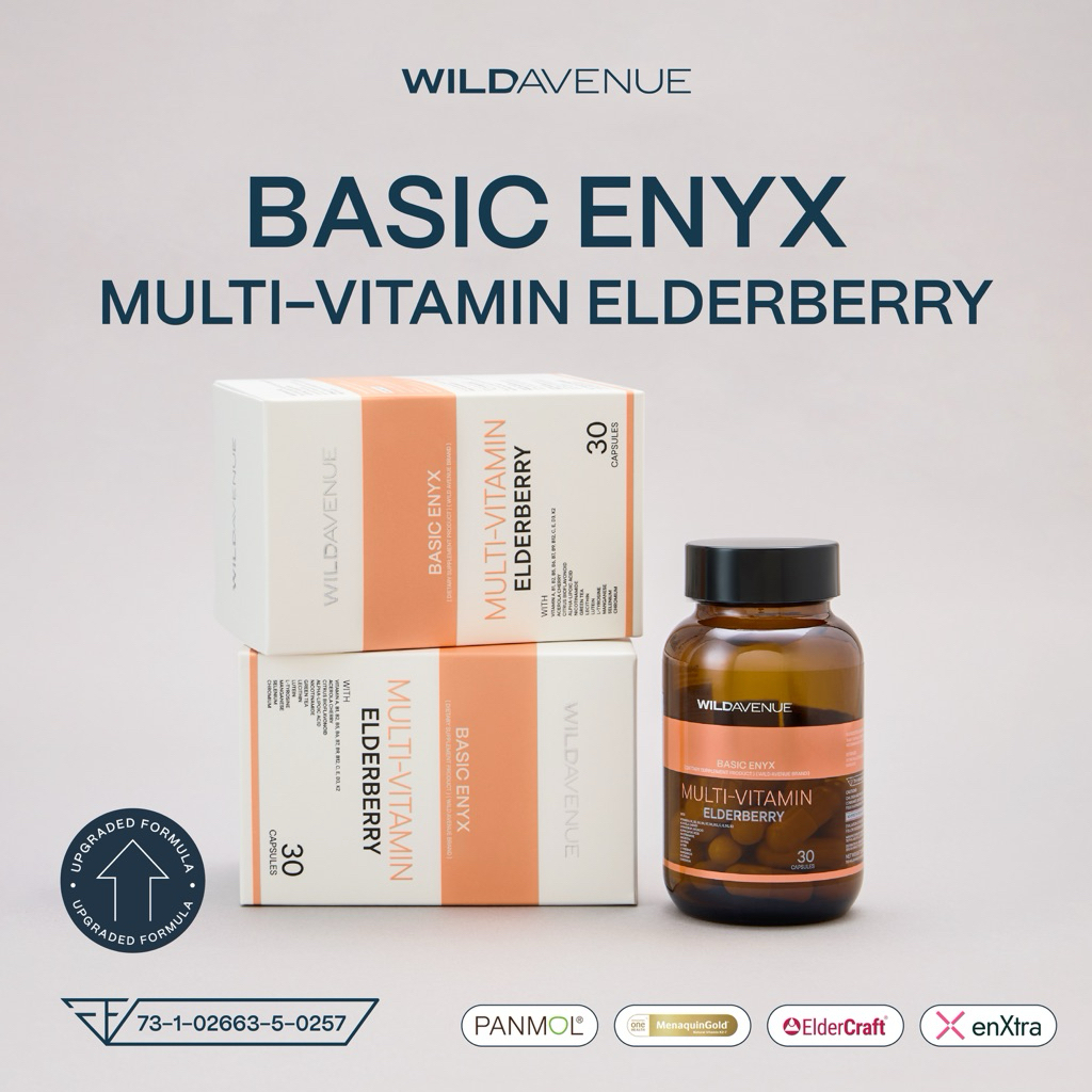 (สูตรใหม่) WILD AVENUE BASIC ENYX (ผลิตภัณฑ์เสริมอาหาร มัลติวิตามิน ดูแลสุขภาพโดยรวม)