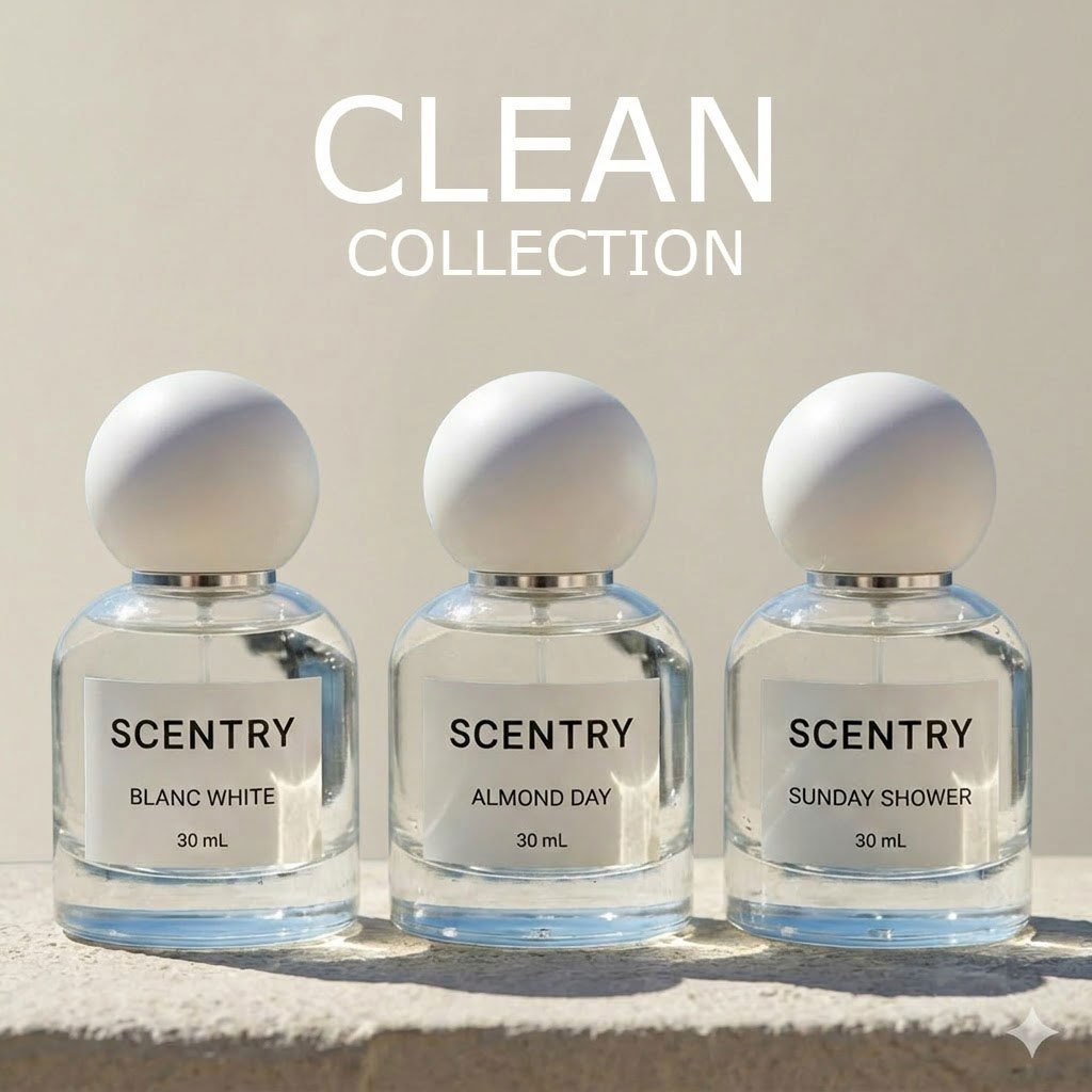 Scentry Clean collection - เซ็นทรี่ รวมน้ำหอมกลิ่นสะอาด Scentry Perfume