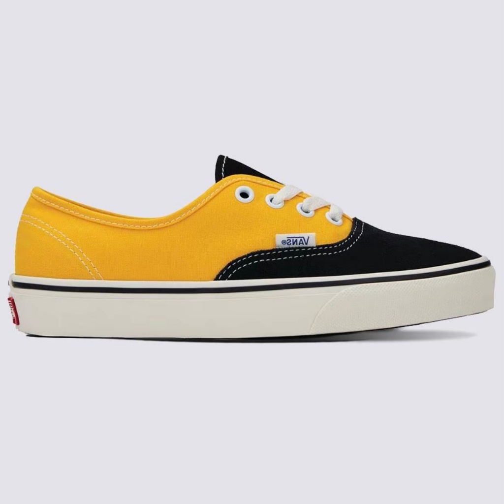 VANS AUTHENTIC PRIMARY BLACK YELLOW SNEAKERS สินค้ามีประกันแท้