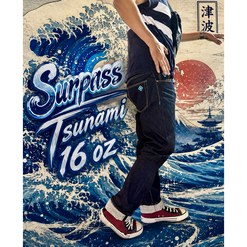 Surpass Denim Tsunami 16 oz