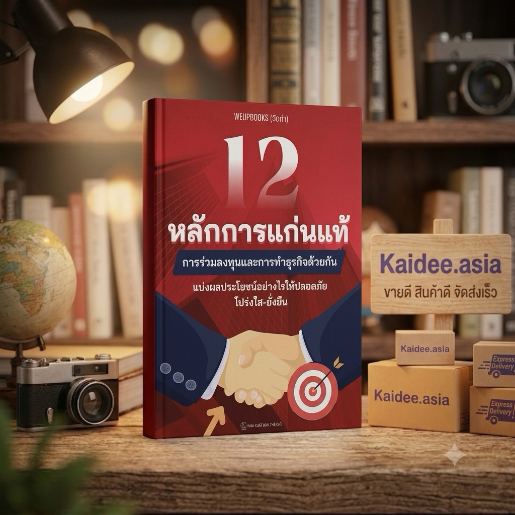✅ หนังสือธุรกิจ 12 หลักการแก่นแท้ การทำธุรกิจด้วยกัน แบ่งผลประโยชน์อย่างไร ให้ปลอดภัย โปร่งใส ยั่งยืน