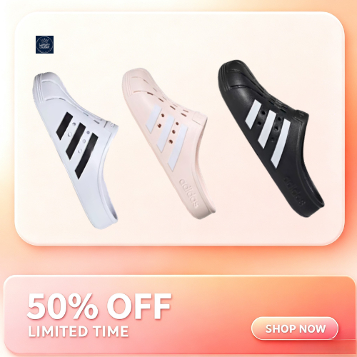 ⚡️ล้างสต็อก⚡️【ของแท้ 100 %】 Adidas Originals Adimule รองเท้าแตะหัวปิด birken รองเท้าแตะหัวปิด