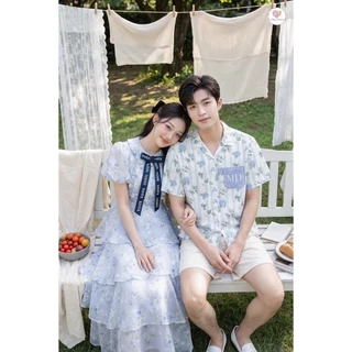 (Mommy) Maria Diamond เดรสผู้ใหญ่ Time Together Dress เดรสยาวกระโปรงเลเยอร์ผ้าชีฟอง texture โบว์หน้า ซิปหลัง มีซับใน