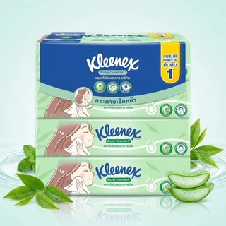 [สินค้าส่งด่วน] คลีเน็กซ์ แอคเน่ 100 แผ่น แพ็ค 4 KLEENEX ACNE 100 SHEETS PACK 4
