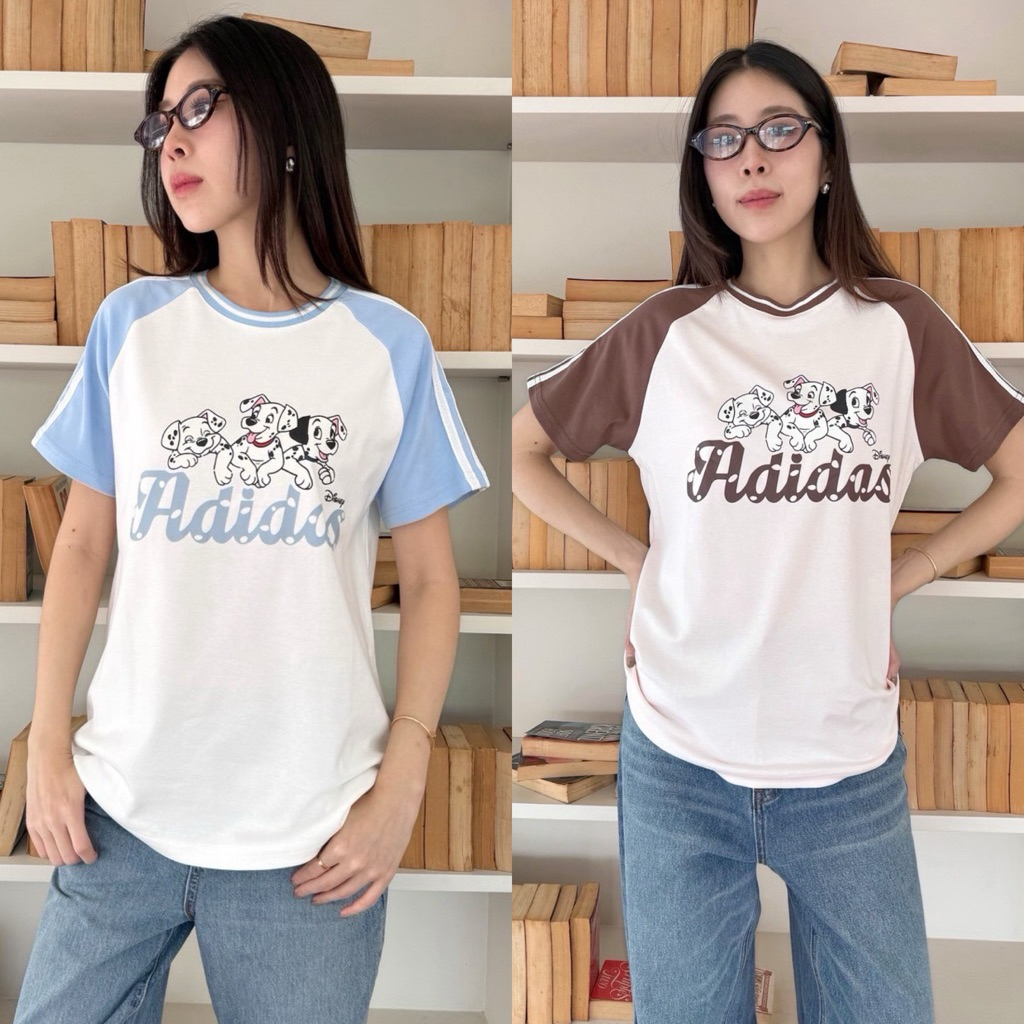 Adi Disney T-shirt เสื้อยืดรุ่นฮิต คอลใหม่! โลโก้แบรนด์ดัง ตรงตามช้อปเลยค่ะ