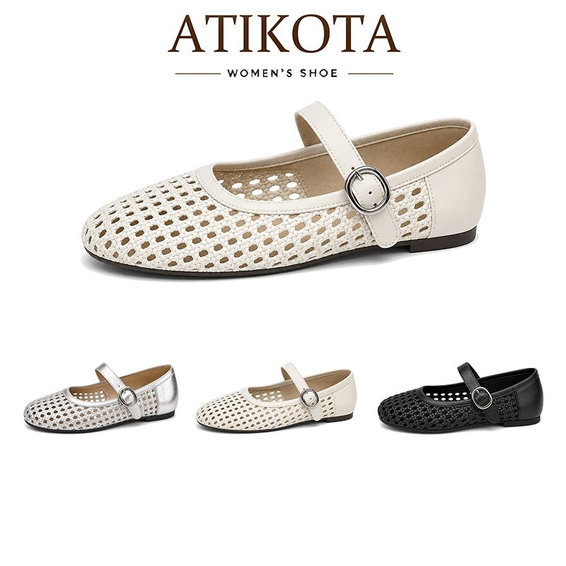 Atikota รองเท้าแตะผู้หญิงรุ่นนี้ระบายอากาศได้ดี น้ำหนักเบา ใช้งานได้หลากหลาย และเหมาะสำหรับสวมใส่ในชีวิตประจำวัน