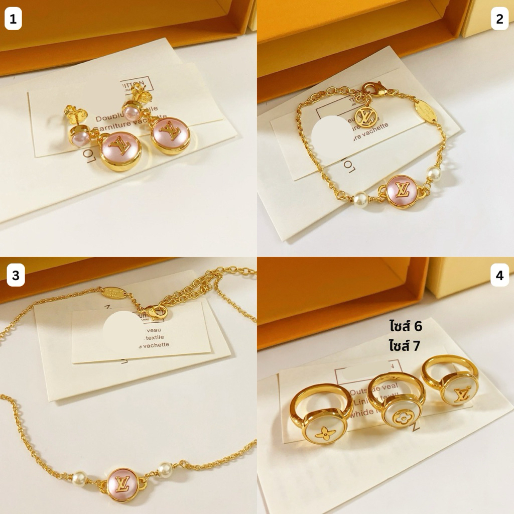 🤍🩷ต่างหูมุกชมพู 🩷🤍PINK PEARL EARRINGs