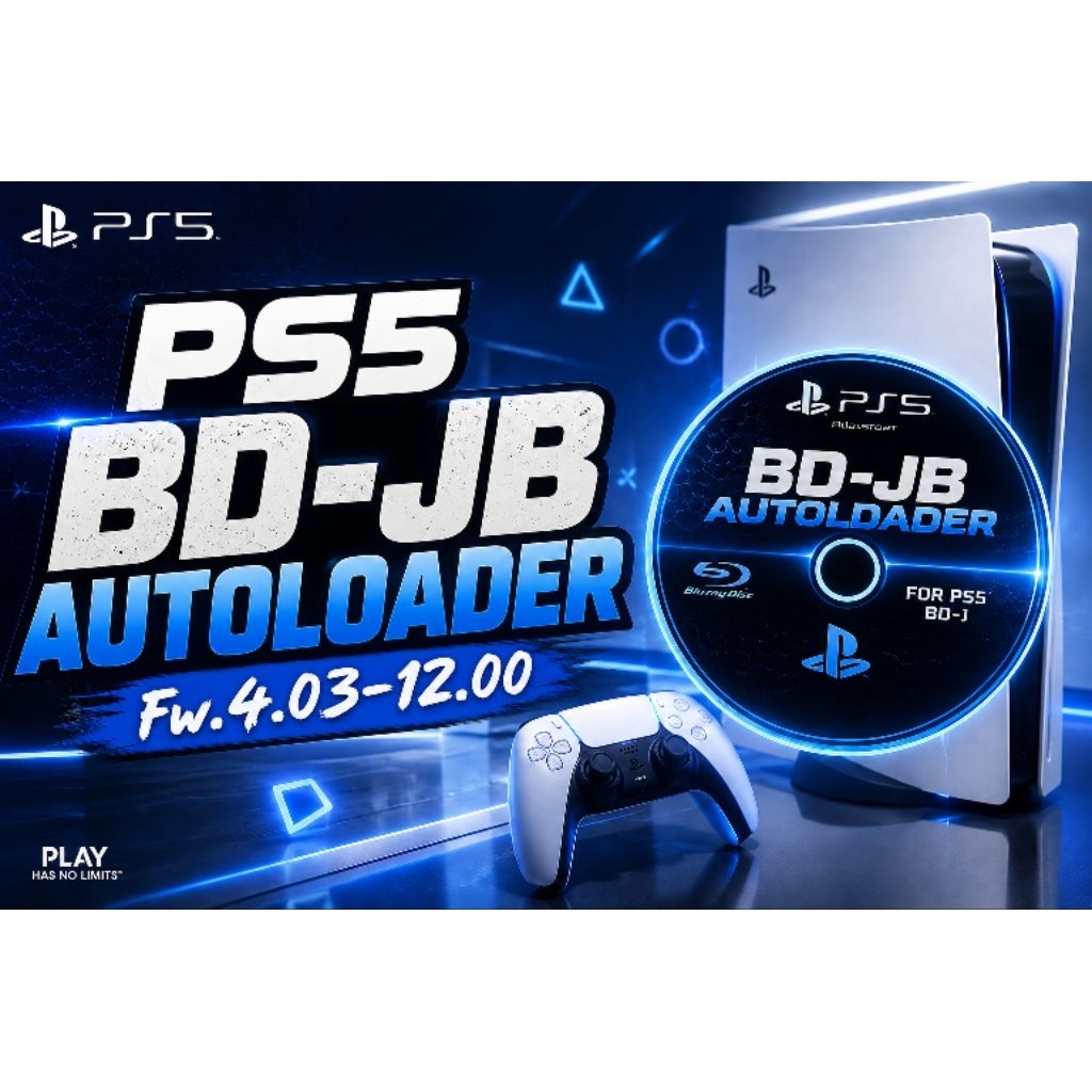 แผ่น Jailbreak Ps5 Fw.4.03 - 12.00 ใช้งานง่าย ไม่ต้องรอ 50นาที