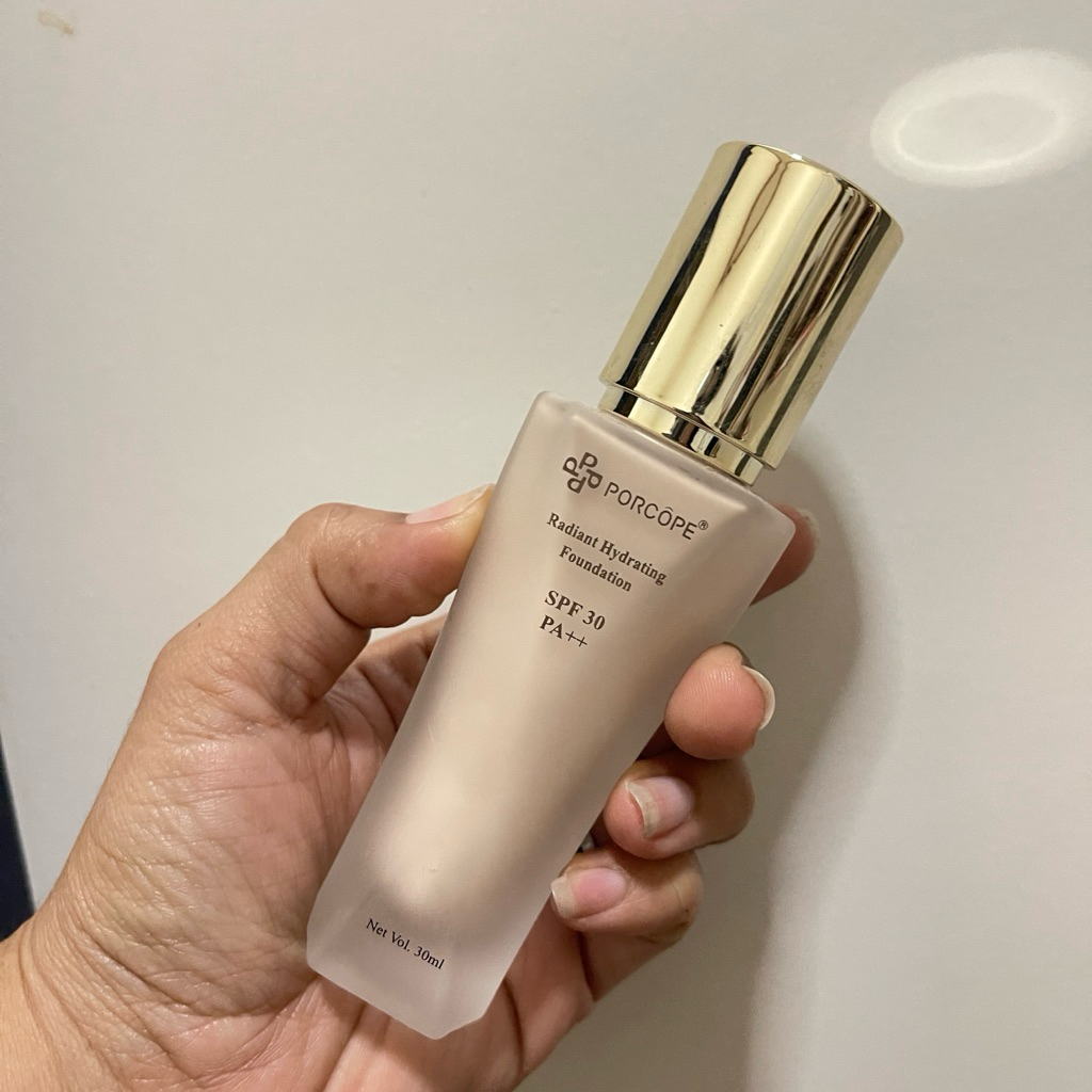 【PORCOPE】รองพื้น กันแดด SPF30+ กันน้ำ ติดทน  เนื้อบางเบา ปกปิดเรียบเนียน 30ml