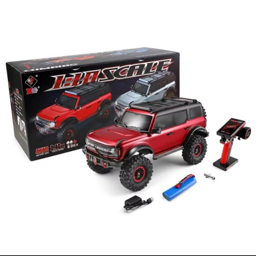 (สินค้าในไทย) รถบังคับwltoys 104020 สีแดง มีวินซ์ ชุดพร้อมเล่นขนาด1/10
