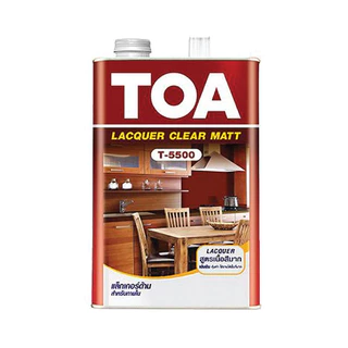 TOA ทีโอเอ แลคเกอร์เงา T5000, แลคเกอร์ด้าน T5500, ขนาด 1/4GL และ 1 GL.