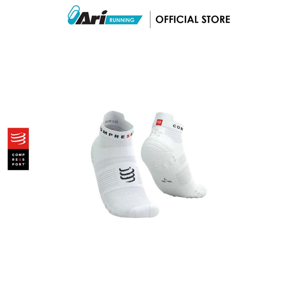 COMPRESSPORT PRO RACING SOCKS V4.0 RUN LOW (XU00047B0002) ถุงเท้าวิ่ง (ARIRN)