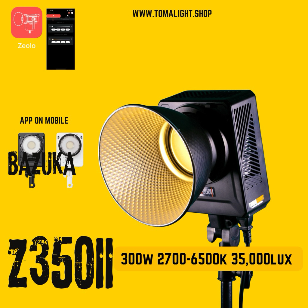 [ สต๊อกไทย ] Z350II ไฟต่อเนื่อง LED 350w ขนาดเล็กกำลังแรงพกพาง่ายมาก